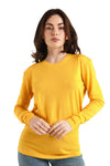 Damen Merino Langarmshirt 165 Gold Merino
