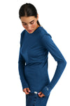 Women's Merino Long Sleeve 165 Denim Blue