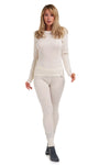 Damen Merino Thermo-Set 250 Natural Merinos
