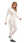 Damen Merino Thermo-Set 250 Natural Merinos