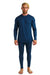 Herren Merino Thermo Set 165 Denim Blue 