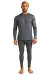 Herren Merino Thermo Set 165 Perfect Grey 