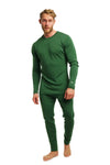 Herren Merino Thermo Set 250 Oliv 