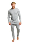 Herren Merino Thermo-Set 250 Heather Grey 