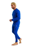 Herren Merino Thermo Set 250 Kobaltblau 