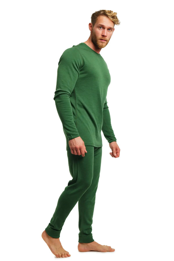 Herren Merino Thermo Set 250 Oliv 