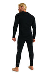 Herren Merino Thermo Set 320 Schwarz 