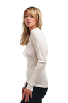 Merino Langarmshirt für Damen 250 Natural Merinos