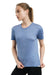 Damen Merino T-Shirt 165 Dunkelblau | Rundhals