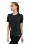 Damen Merino T-Shirt 165 Anthrazit | Rundhalsausschnitt (+Socken)