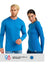Merino Langarmshirt 320 Ocean Blue für Paare