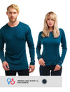 Merino Langarmshirt 250 für Paare Deep Teal 