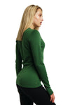Damen Merino Longsleeve 250 Oliv