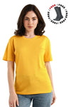 Damen Merino T-Shirt 165 Gold | Rundhalsausschnitt (+Socken)