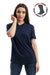 Damen Merino T-Shirt 165 Navy V-Ausschnitt(+Socken)