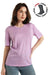 Damen Merino T-Shirt 165 Lilac Heather | Rundhalsausschnitt (+Socken)