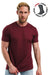 Herren Merino T-Shirt 165 Burgunder Wein (+Socken)