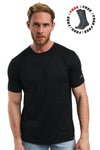 Herren Merino T-Shirt 165 Anthrazit (+Socken)