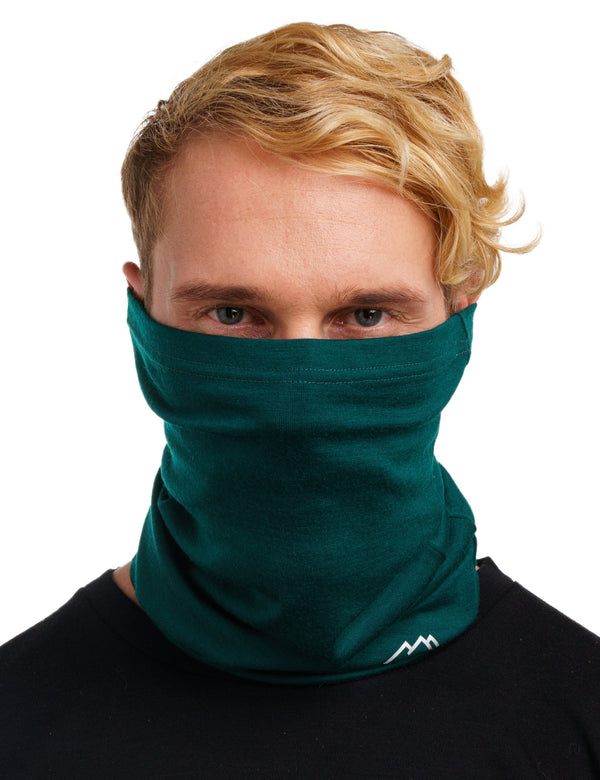 Merino Halstuch 165 Waldgrün