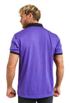 Herren Merino Polo 165 Lavendel