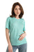 Merino T-Shirt 165 für Damen Hellblau | Rundhals