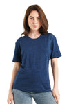 Damen Merino T-Shirt 165 Marineblau | Rundhals