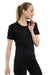 Damen Merino T-Shirt 165 Heat Black | Rundhalsausschnitt (+Socken)