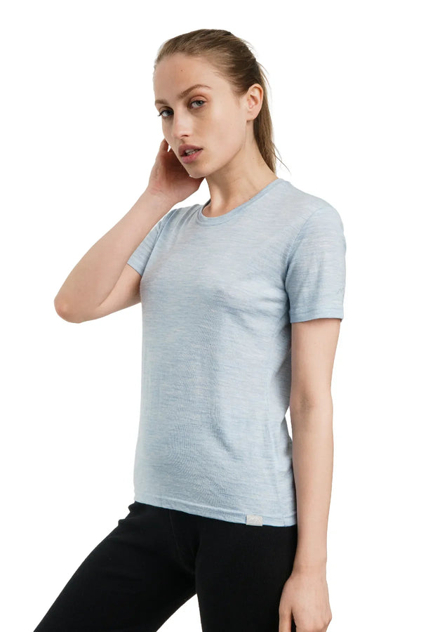 Damen Merino T-Shirt 165 Iceberg | Rundhals