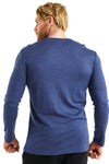 Herren Merino Langarmshirt 170 Deep Blue