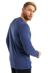 Herren Merino Langarmshirt 170 Deep Blue