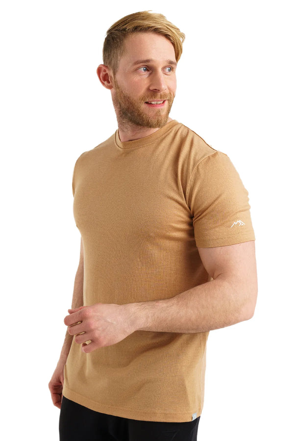 Herren Merino T-Shirt 165 Sand (+Socken)