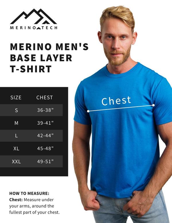 Men's Merino T-shirt 165 Navy