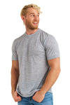 Herren Merino T-Shirt 165 Melange Grau (+Socken)