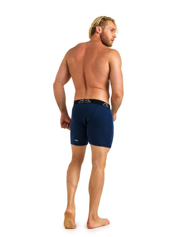 Herren Merino Boxershorts 170 Brief Midnight Navy (1er Pack)