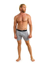 Herren-Boxershorts Merino 170 Heathered Grey (2er-Pack)