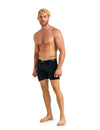 Herren-Boxershorts Merino 170, schwarz meliert (2er-Pack)