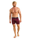 Herren Merino Boxershorts 170 Brief Burgunderrot