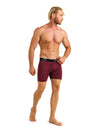 Herren Merino Boxershorts 170 Brief Burgunderrot