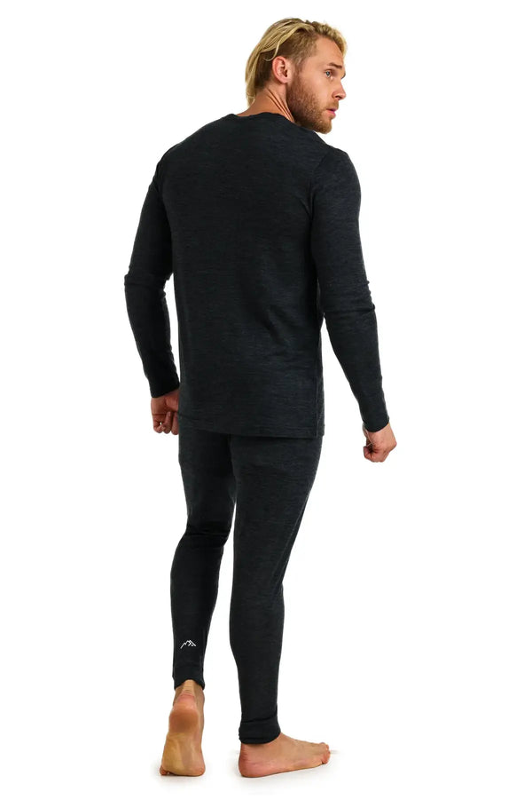 Herren Merino Thermo-Set 165 Anthrazit 