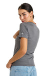 Damen Merino T-Shirt 165 Perfect Gray | Rundhals