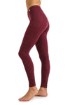 Damen Merino Hose 165 Burgund