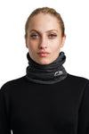Merino Halstuch 165 Heathered Black