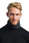 Merino Halstuch 165 Heathered Black