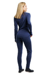 Damen Merino Thermo-Set 250 Windsor Blue