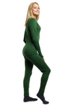 Damen Merino Thermo-Set 250 Oliv